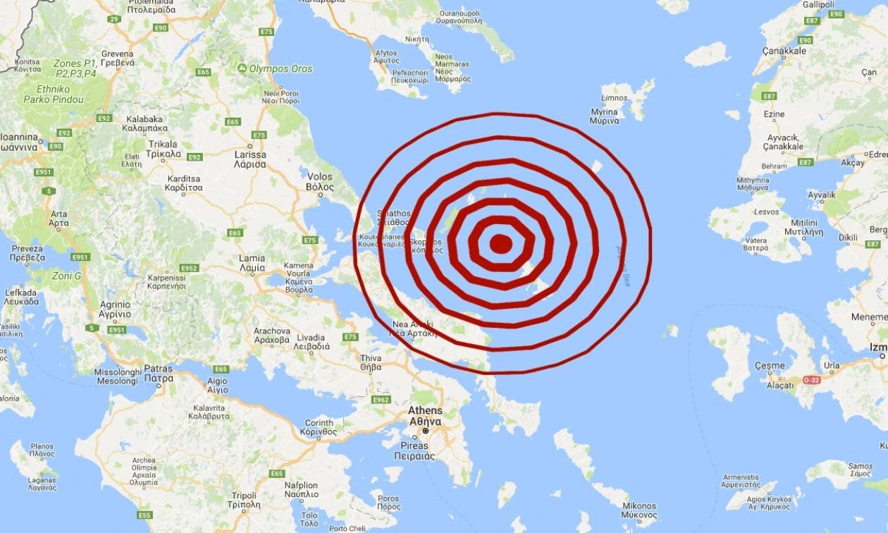 Σεισμός ΤΩΡΑ: Ισχυρός σεισμός κοντά στη Σκύρο - Αισθητός στην Αθήνα (pics)