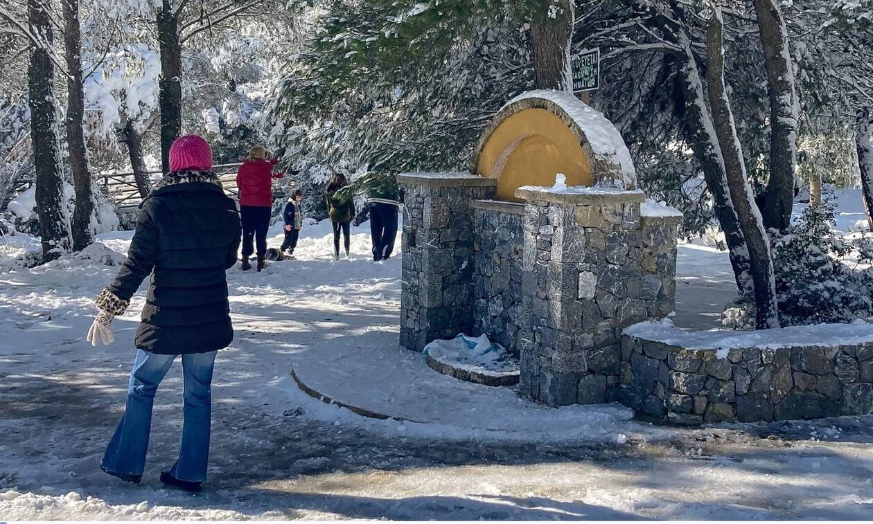 Κακοκαιρία με χιονοπτώσεις στην Αττική