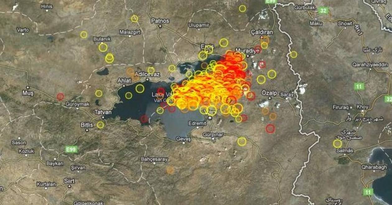 Δύο ισχυροί μετασεισμοί στην Τουρκία