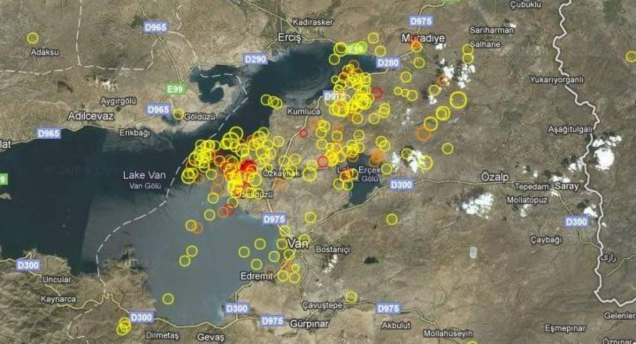 Νέος μετασεισμός στην επαρχία Βαν