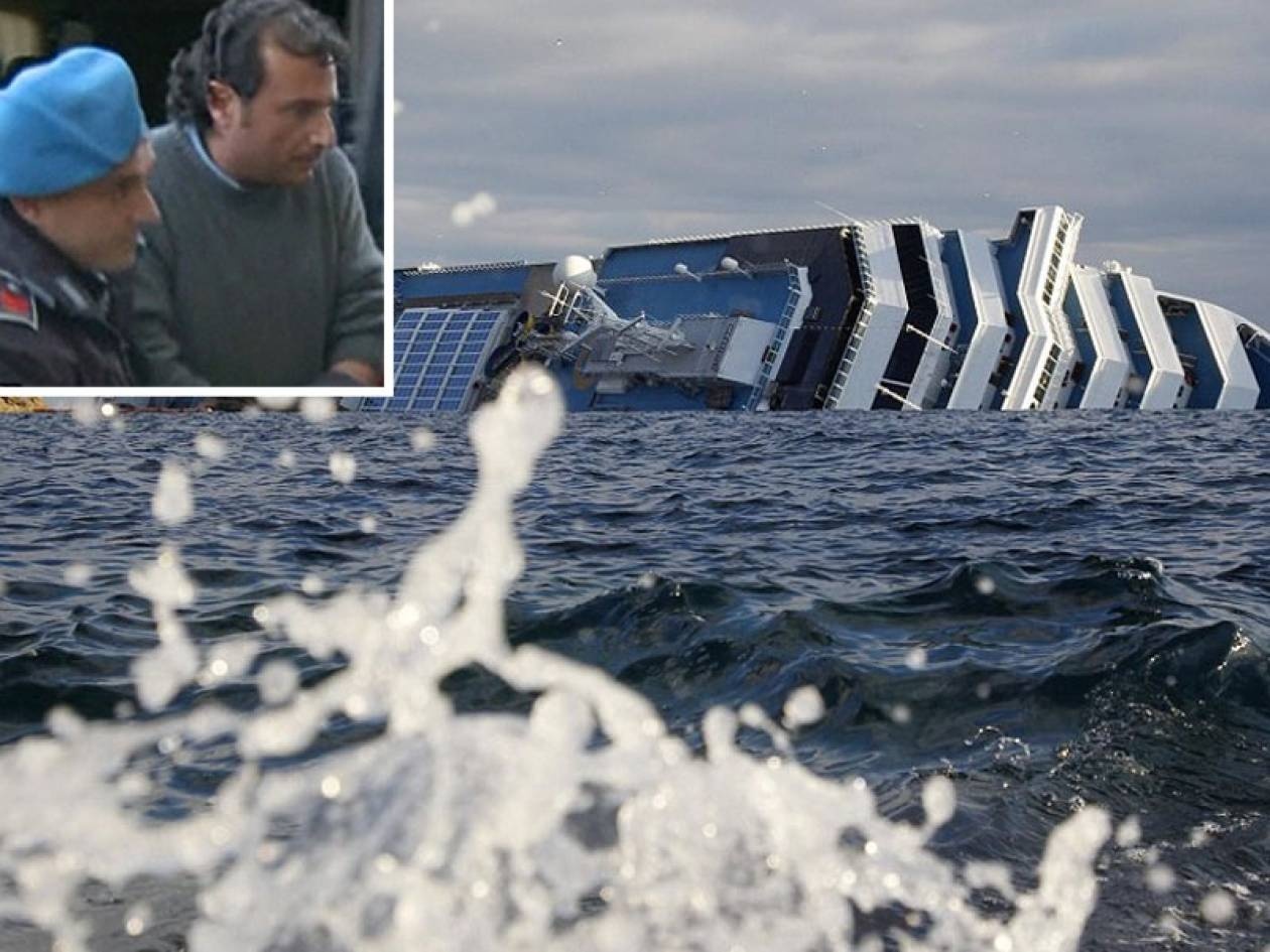 Ελεύθερος ο καπετάνιος του Costa Concordia