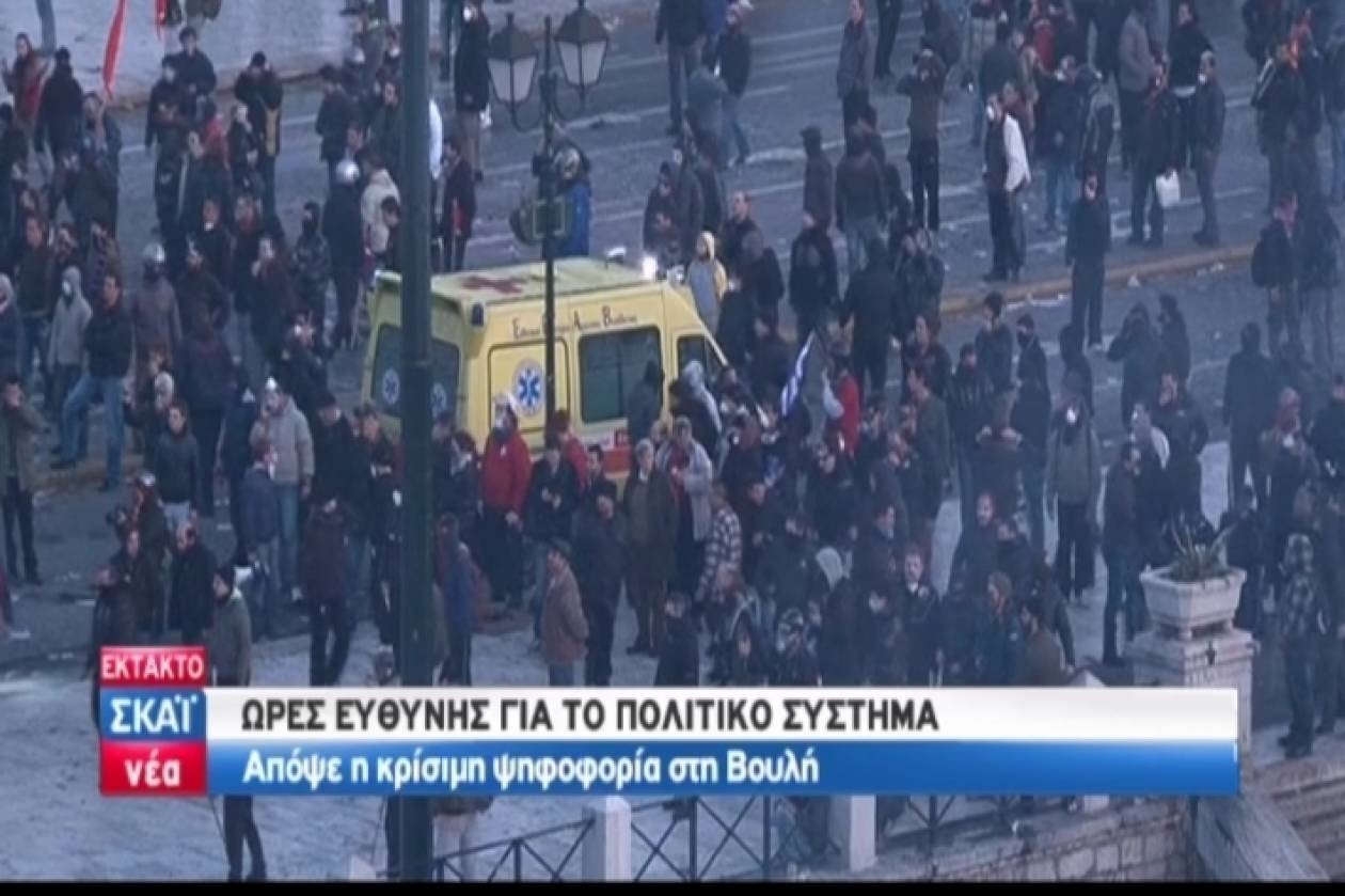 Τραυματίστηκε φωτορεπόρτερ στο Σύνταγμα