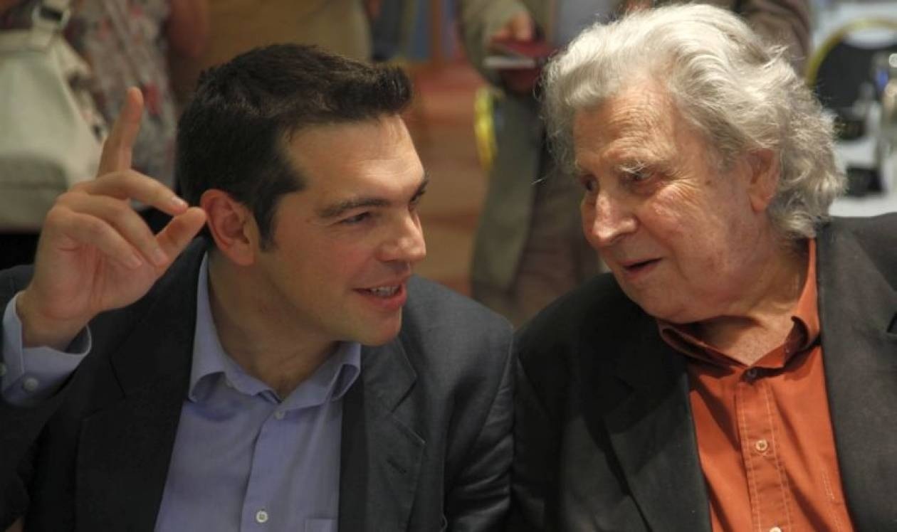 Στήριξη Μίκη Θεοδωράκη στον Τσίπρα