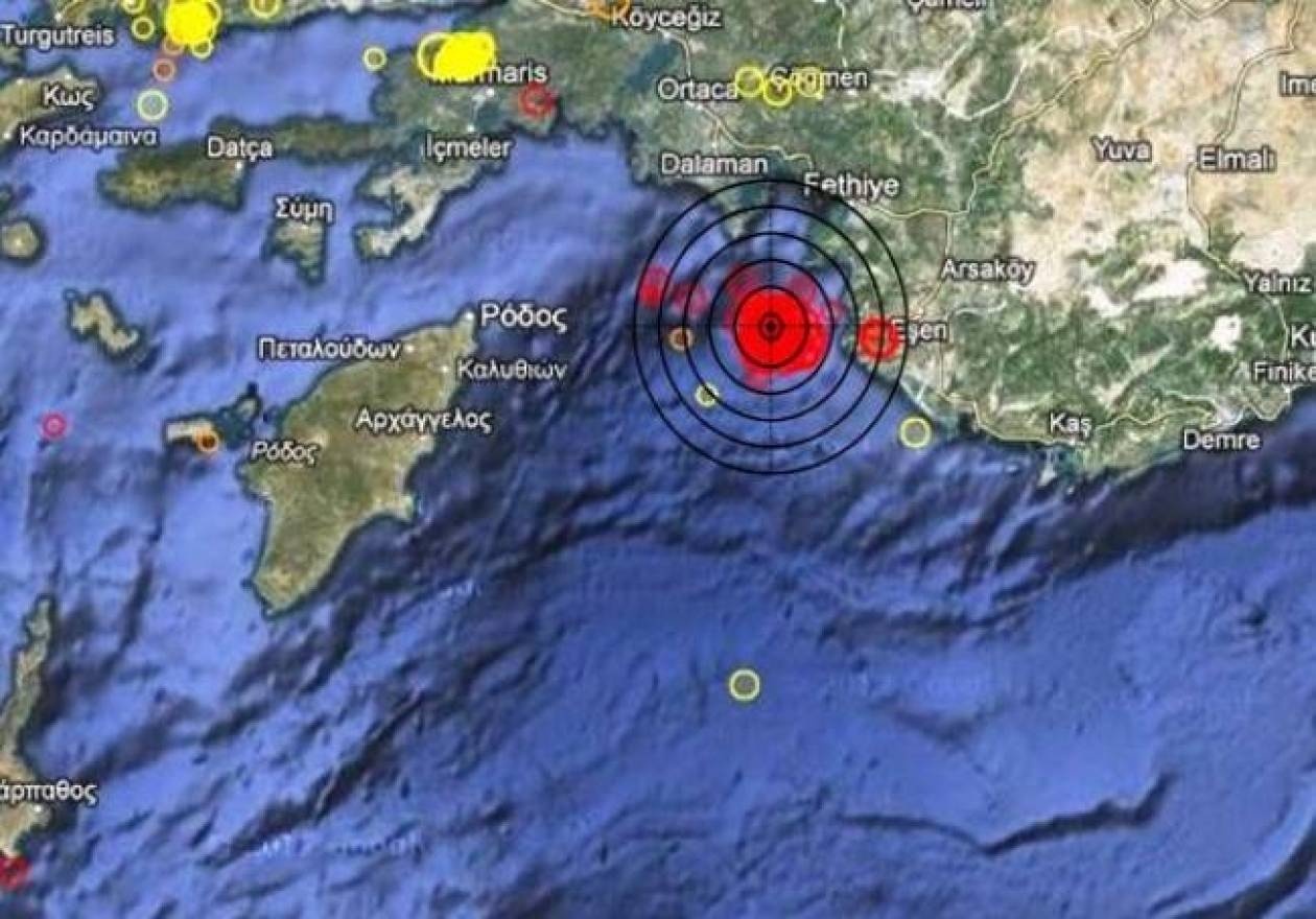 Σεισμός 4,3 Ρίχτερ στα Δωδεκάνησα