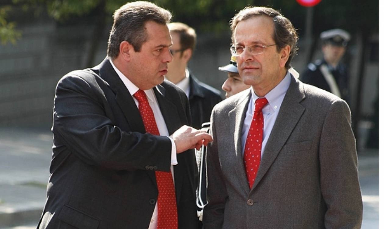 Στις 19:00 η συνάντηση Σαμαρά – Καμμένου