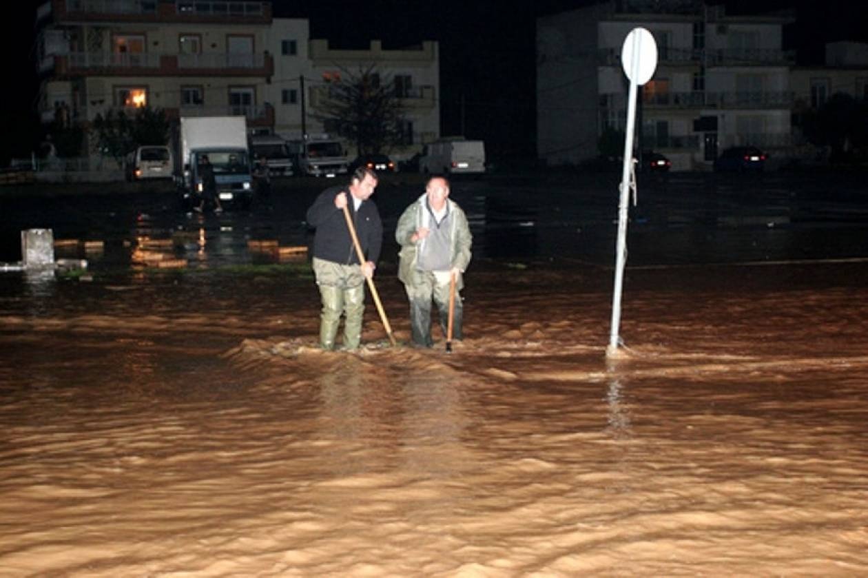 Προβλήματα από το μπουρίνι στις Σέρρες