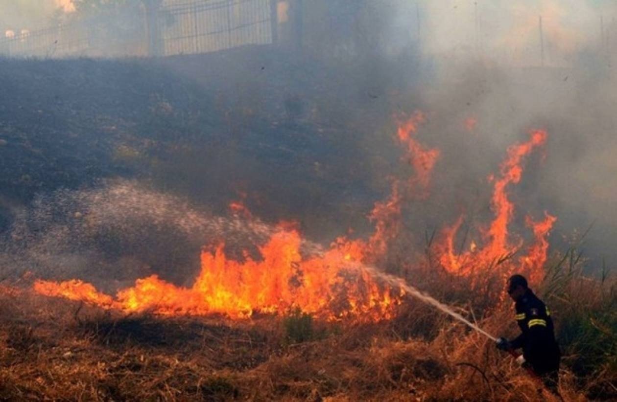 Εκτός ελέγχου πυρκαγιά στη Λευκωσία
