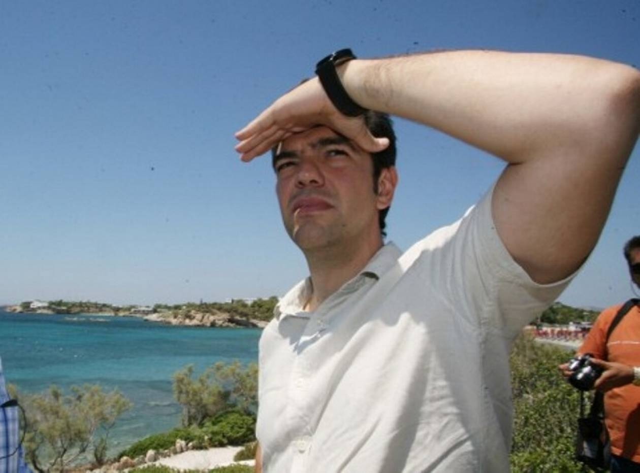 Για μπάνια στην Αιδηψό ο Α. Τσίπρας