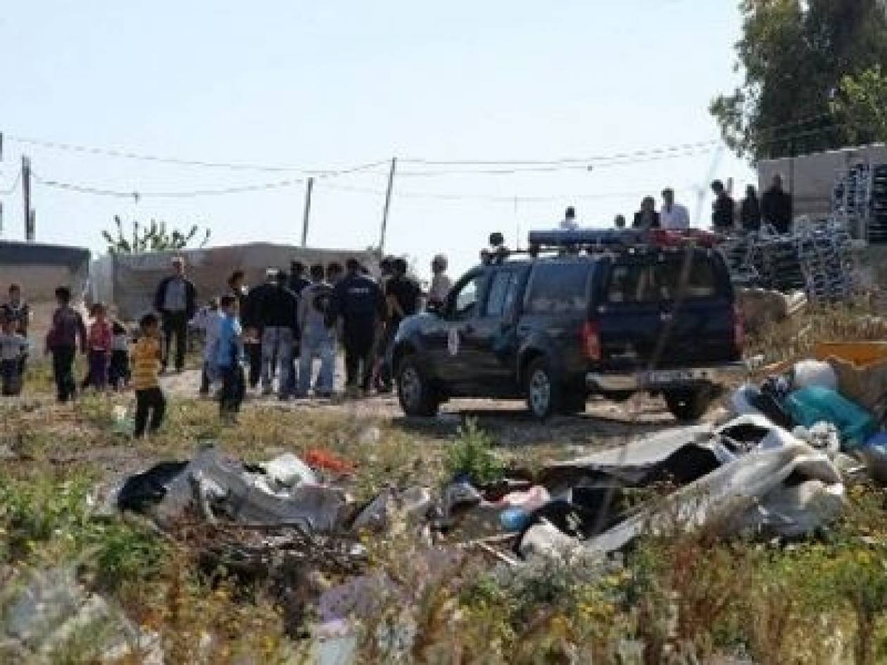 Έφοδοι της ΕΛ.ΑΣ. σε οικισμούς Ρομά