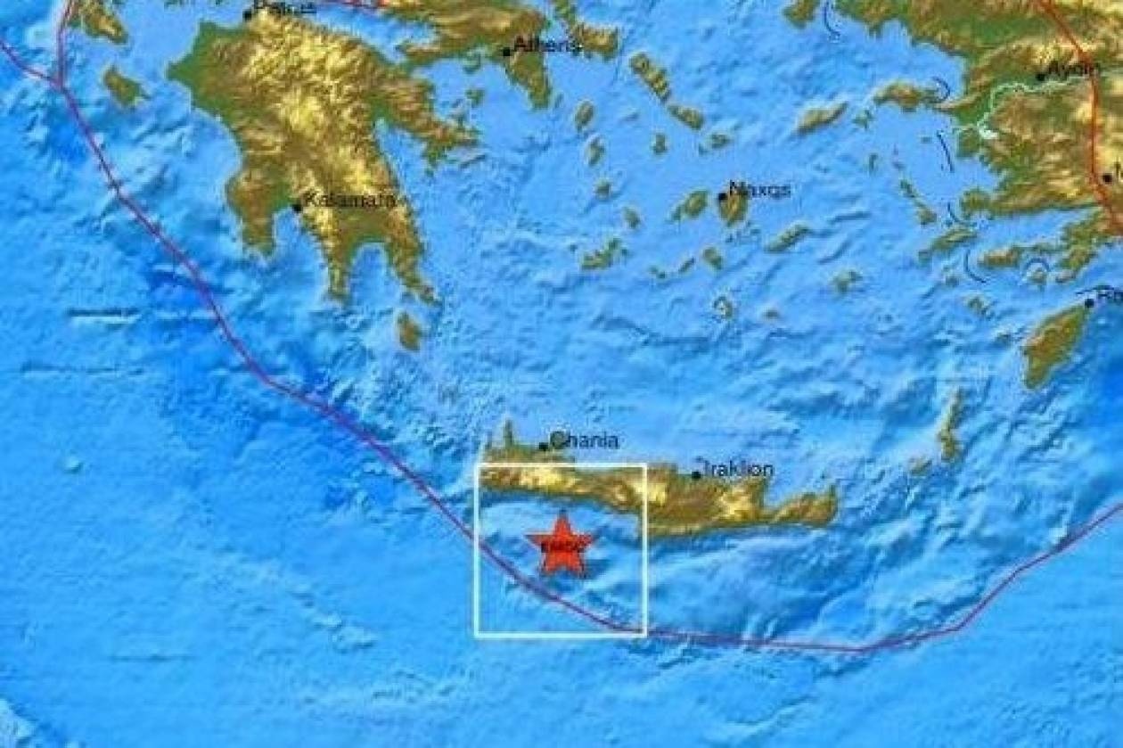 Σεισμός τα ξημερώματα στην Κρήτη