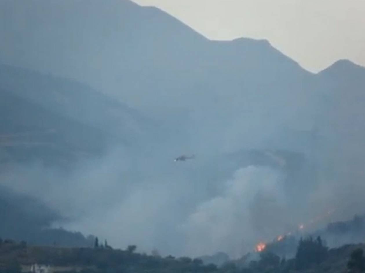 Μάχη με τις φλόγες στην Πάτρα