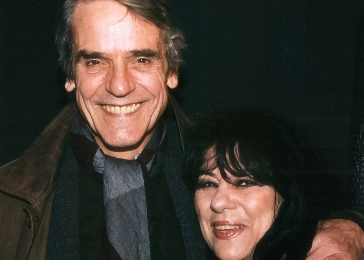 Η 'Αννα Βαγενά με τον Jeremy Irons
