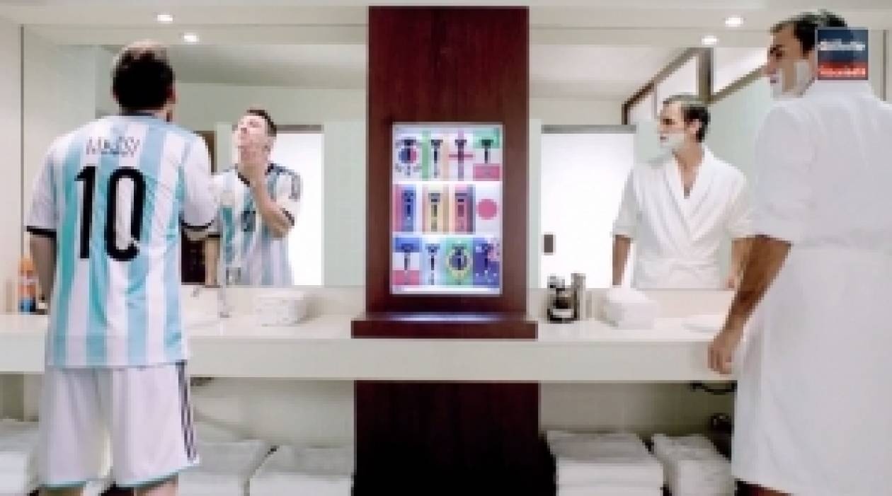 Μέσι και Φέντερερ ξυρίζονται παρέα! (video)