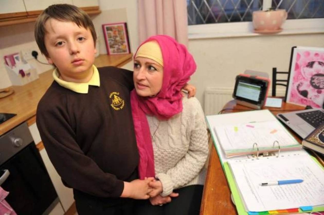 9 year old boy doesn't use bathroom because...