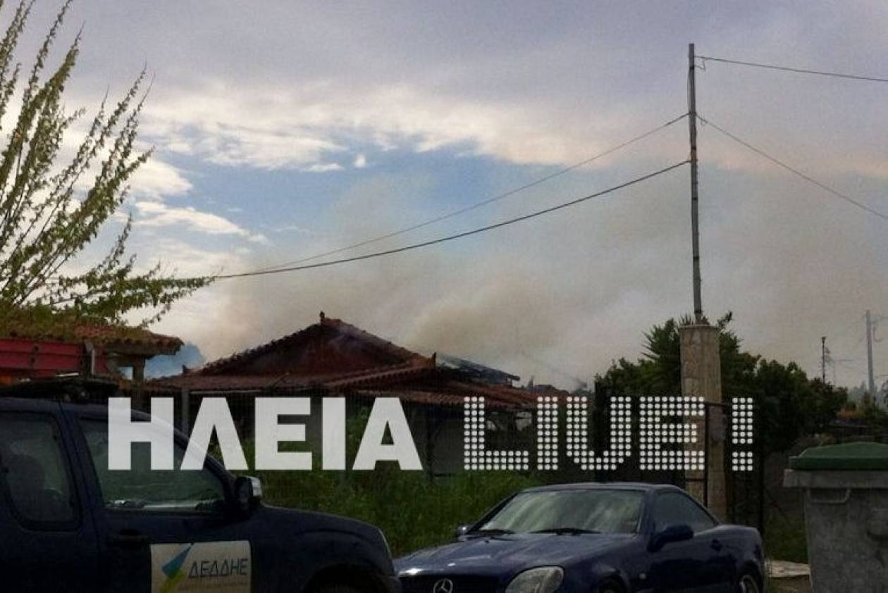 Κυλλήνη: Καταστράφηκε σπίτι απο πυρκαγιά