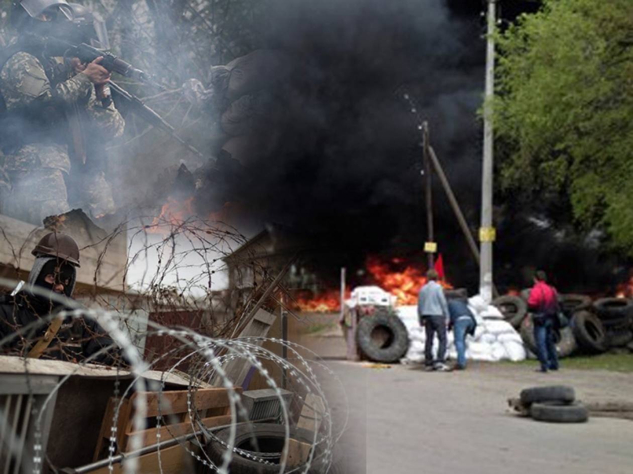 Μάχες σώμα με σώμα έξω απ’ το Σλαβιάνσκ