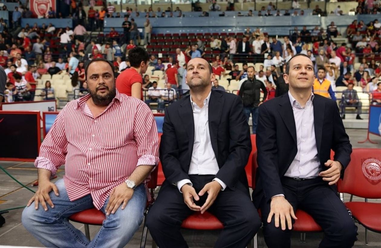 Ολυμπιακός: Στο ΣΕΦ ο Μαρινάκης (photos)