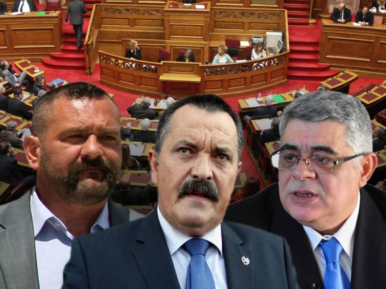 Στη Βουλή Μιχαλολιάκος, Παππάς, Λαγός