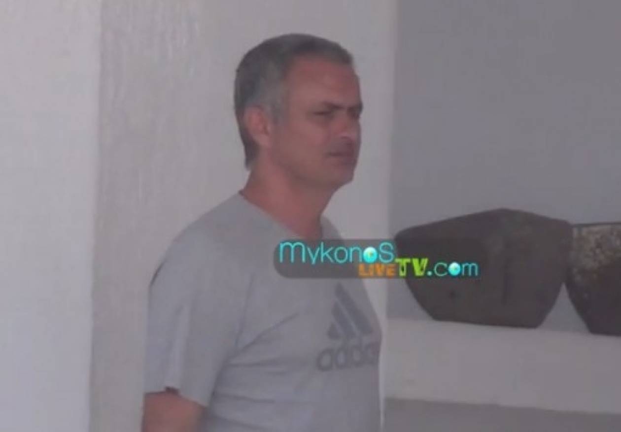 Έξαλλος ο Μουρίνιο στη Μύκονο (pic+vid)