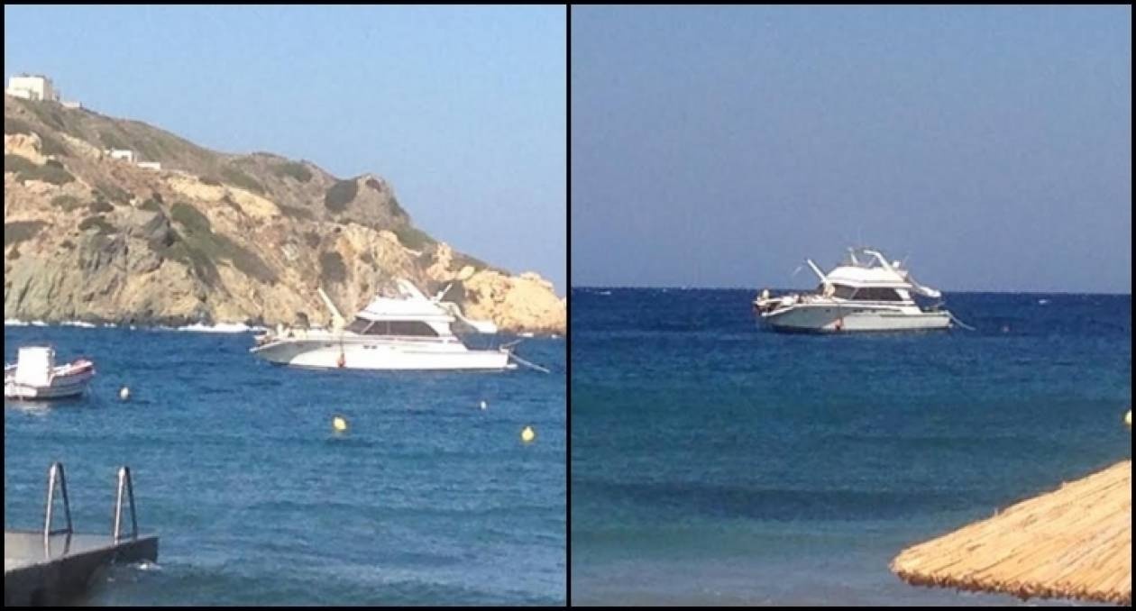 Σύρος: Σκάφος έπεσε στα βράχια