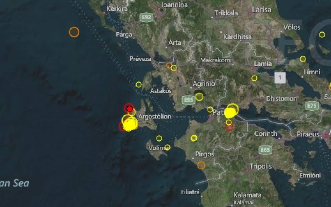 Νέος σεισμός στην Κεφαλονιά
