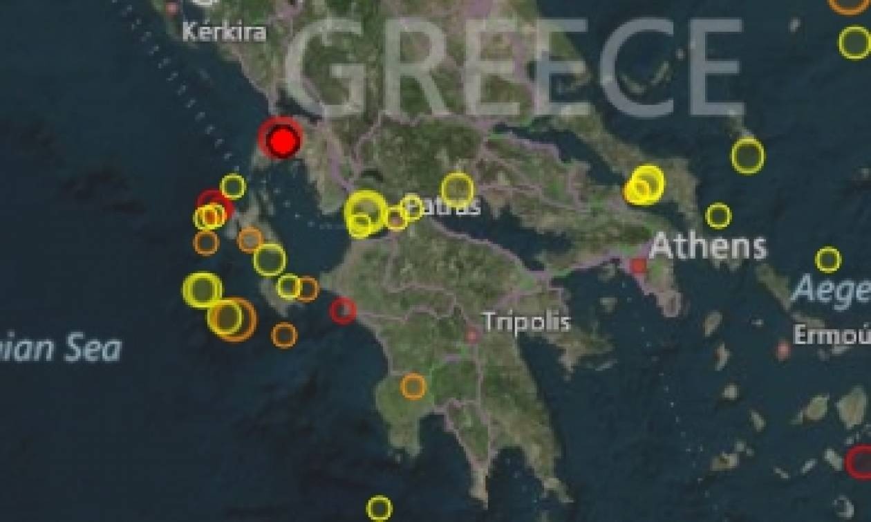 Σεισμός 4 Ρίχτερ στη Λευκάδα