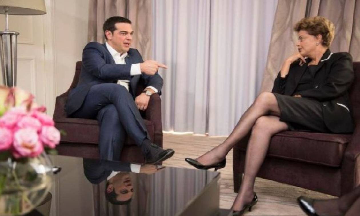 Συνάντηση Τσίπρα με την Ντίλμα Ρούσεφ