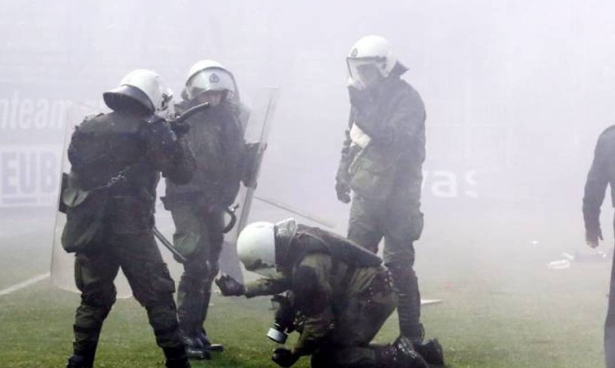 Άγρια συμπλοκή οπαδών στην Χαλκιδική!