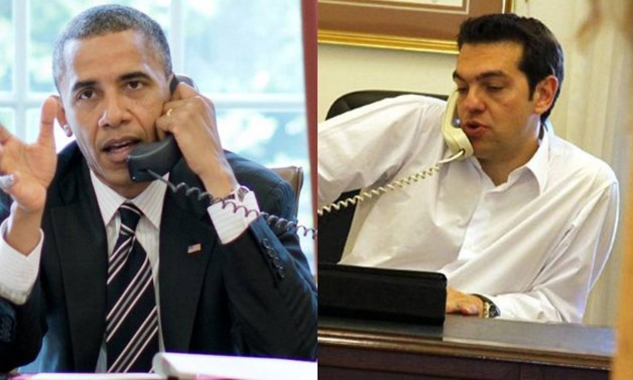 Τηλεφωνική επικοινωνία Τσίπρα – Ομπάμα