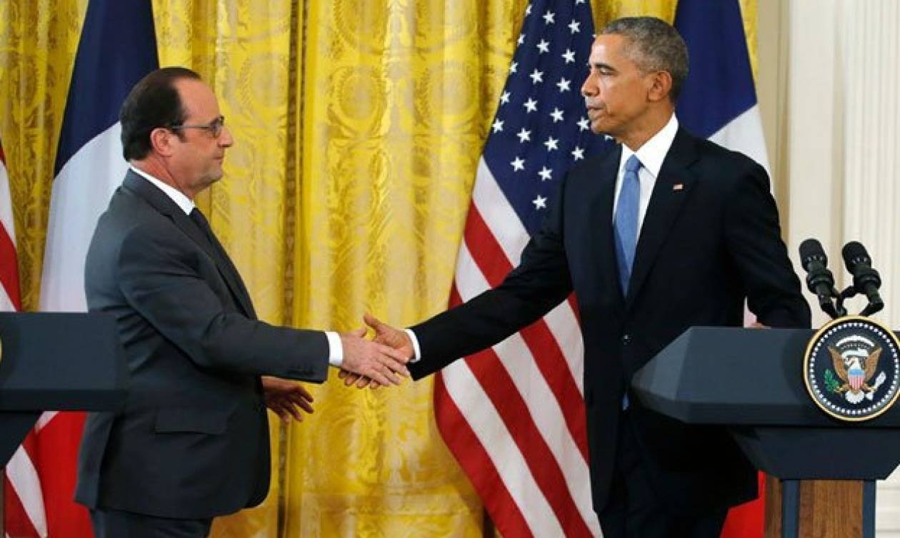 Τηλεφωνική επικοινωνία Ομπάμα – Ολάντ για το κλίμα