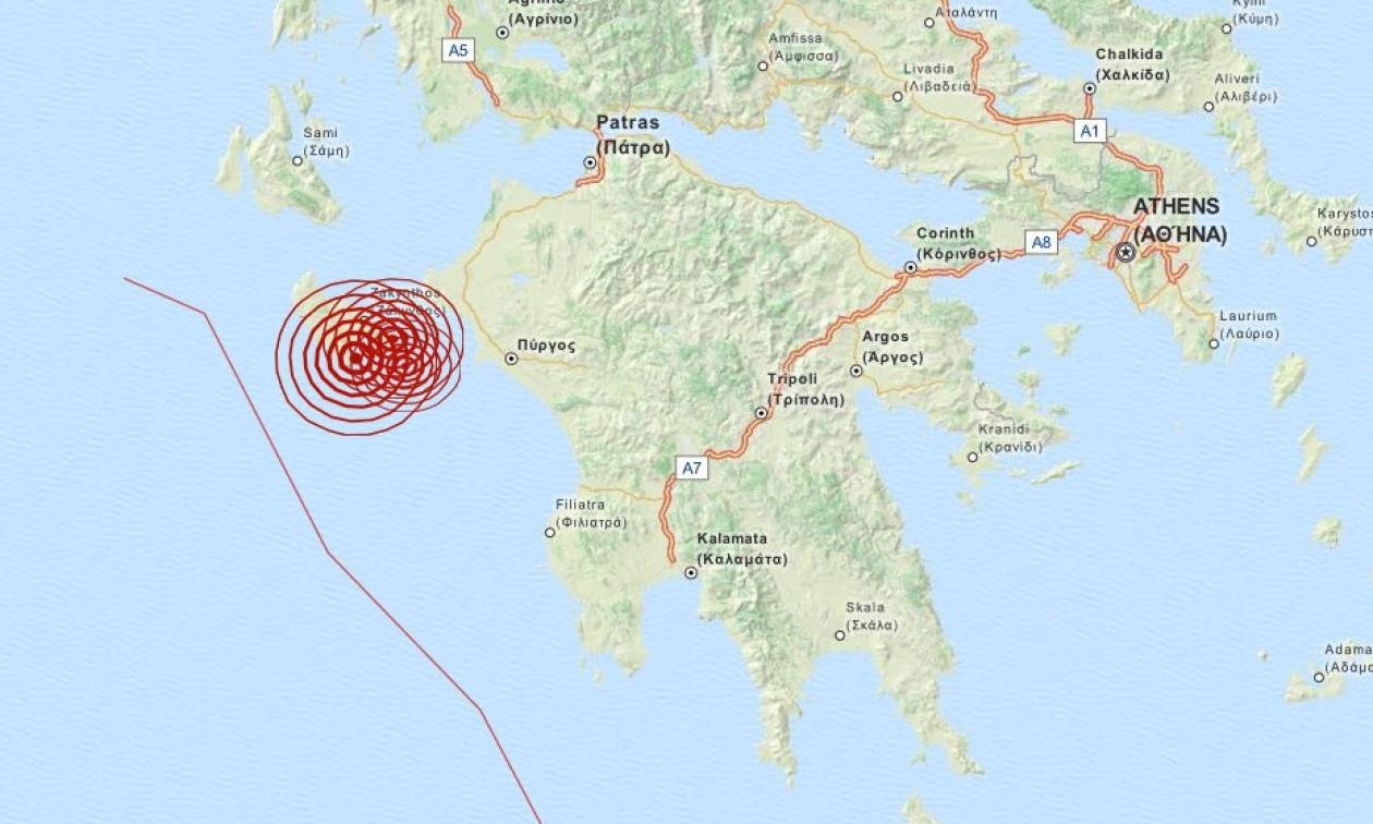 Τριπλός σεισμός στη Ζάκυνθο! (pic)