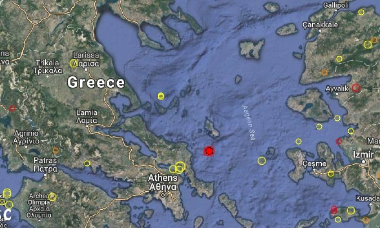 Σεισμός στην Εύβοια