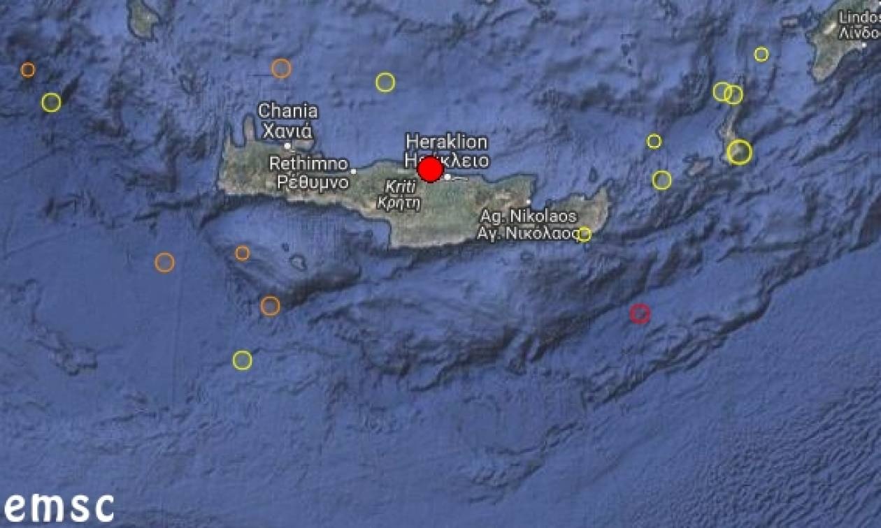 Σεισμός «ξύπνησε» την Κρήτη