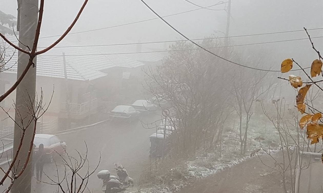 Καιρός: Στα λευκά «ντύθηκε» η Θεσσαλονίκη (pics&vid)