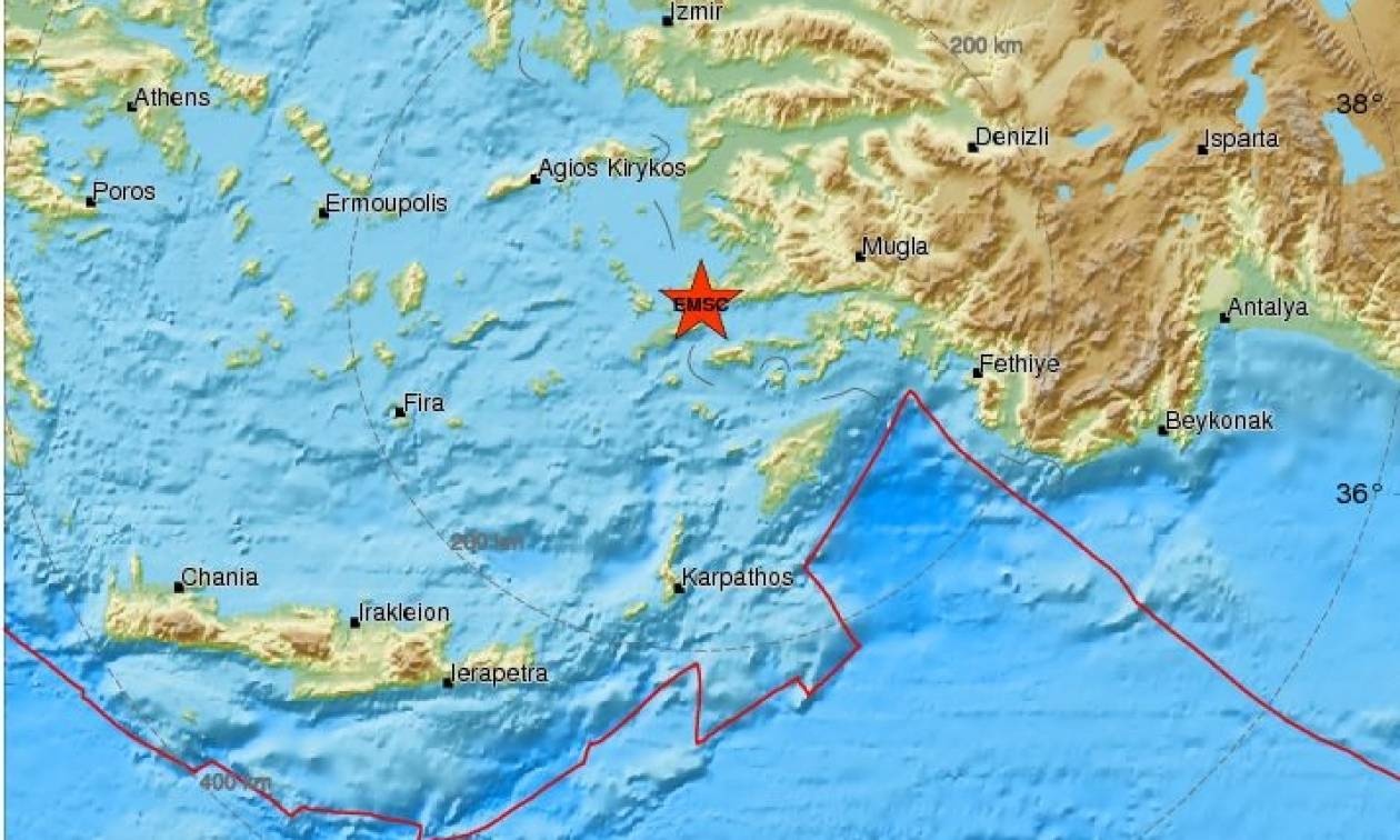 Σεισμός «ταρακούνησε» την Κω