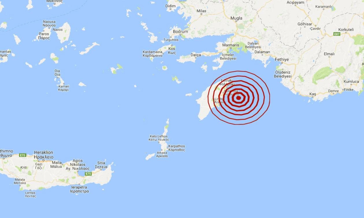 Σεισμός στη Ρόδο (pics)