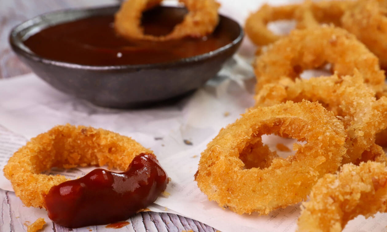 Απολαυστικά onion rings