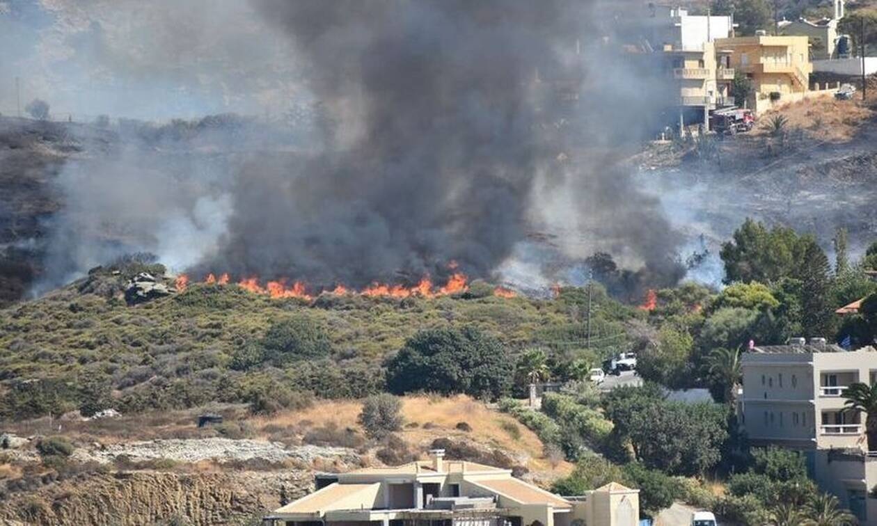 Υπό έλεγχο η φωτιά στην Αγία Πελαγία