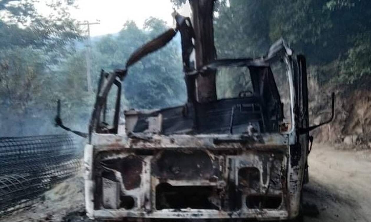 Πήλιο: Φορτηγό –«βόμβα» με εύφλεκτο υλικό