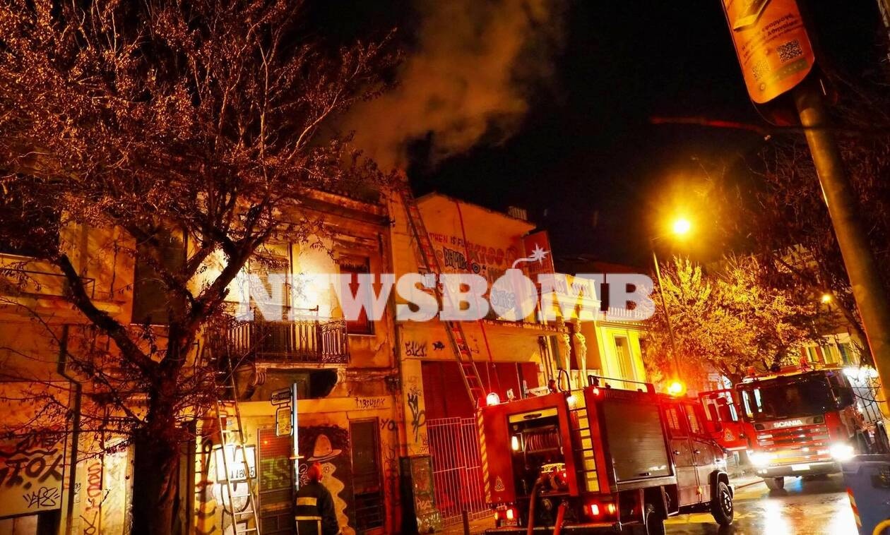Φωτιά ΤΩΡΑ στο κέντρο της Αθήνας