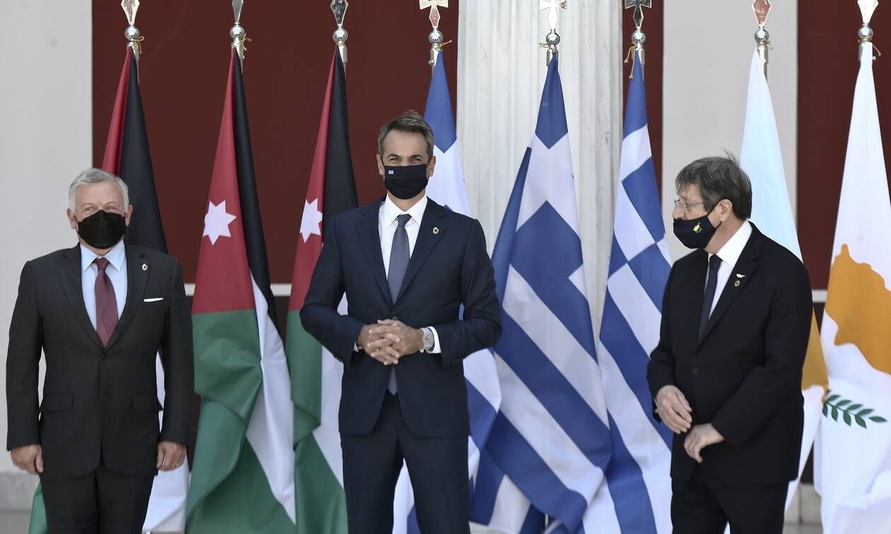 τριμερής κοινή δήλωση Ελλάδα Κύπρος Ιορδανία