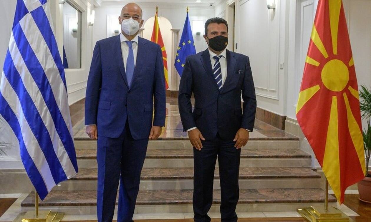 Συνάντηση Ζάεφ - Δένδια στα Σκόπια
