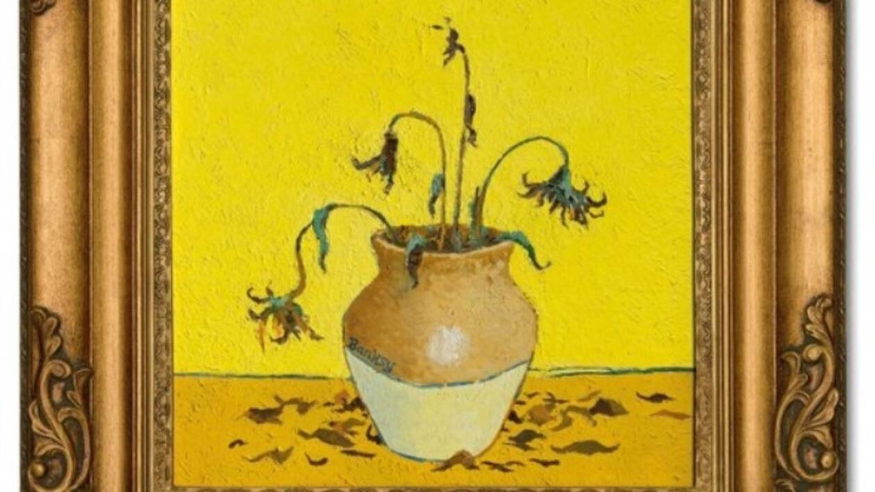 «Sunflowers From Petrol Station» του Banksy