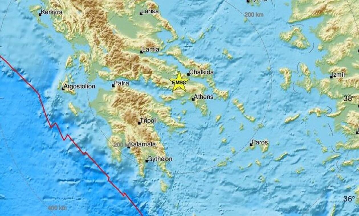 Χάρτης σεισμού