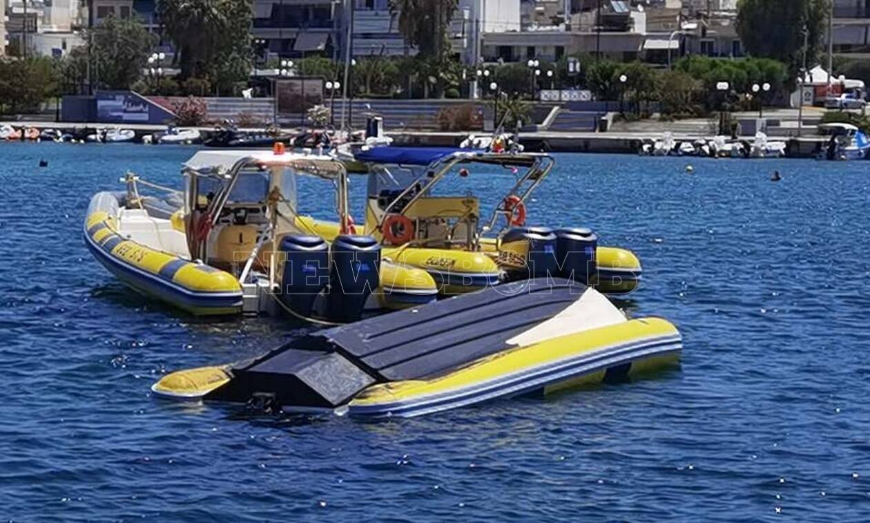 Ανάβυσσος: Οι πρώτες εικόνες μετά τη σύγκρουση των ταχύπλοων στα γυρίσματα του «Γάμος αλά ελληνικά»