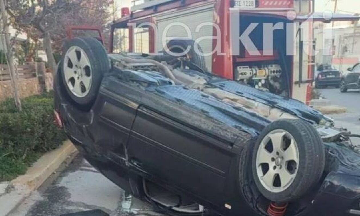 Τροχαίο στην Κρήτη: Πώς σώθηκε ο οδηγός