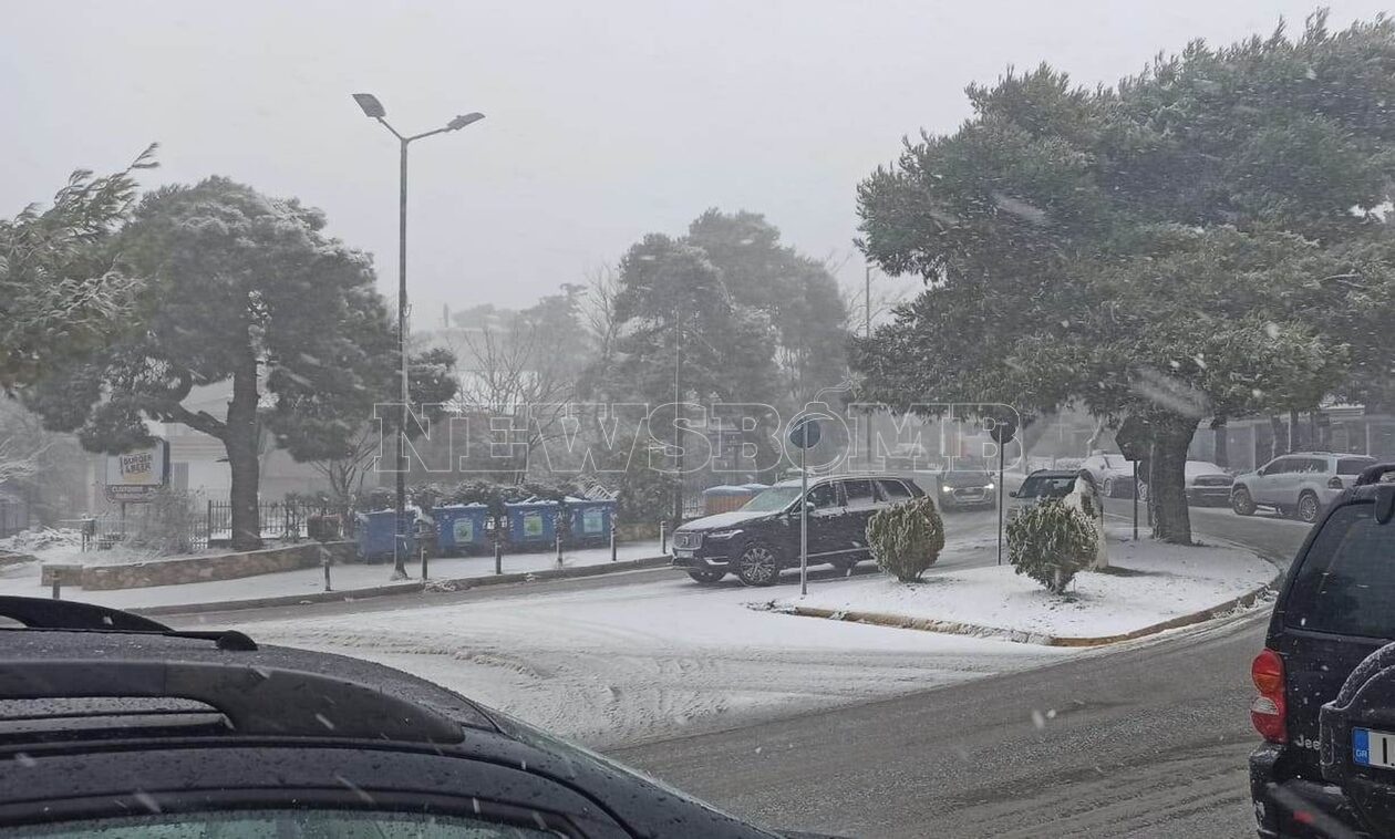 Κακοκαιρία Μπάρμπαρα: Μήνυμα 112 για χιόνια στην Αττική