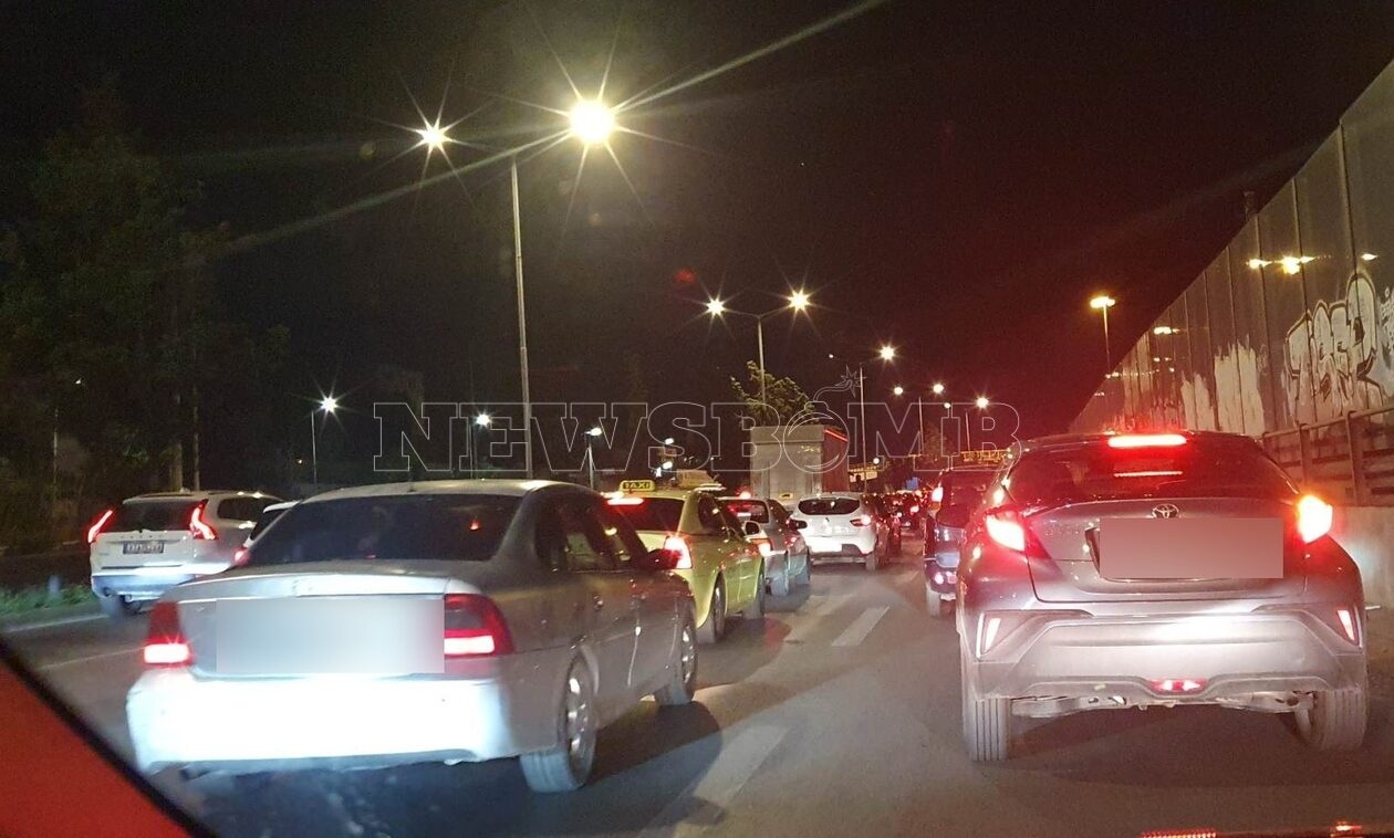 Τροχαίο ατύχημα στον Κηφισό στο ύψος της Αχαρνών