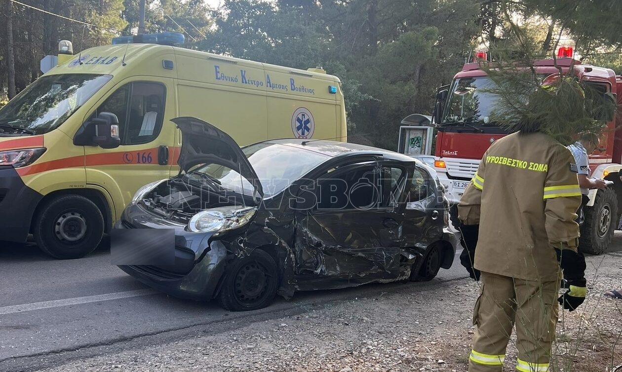 Σοβαρό τροχαίο στη Λεωφόρο Διονύσου