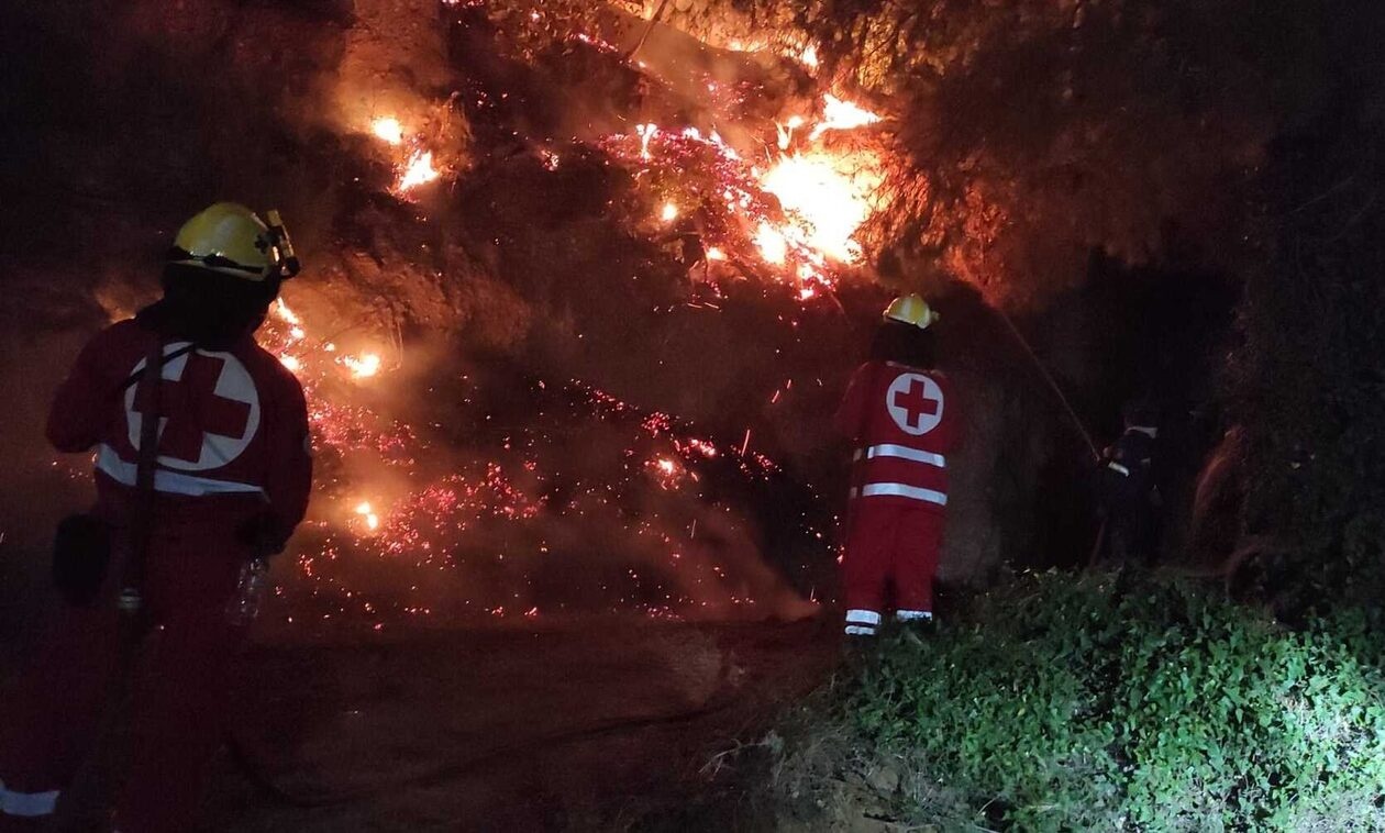 φωτιές Ελληνικός Ερυθρός Σταυρός